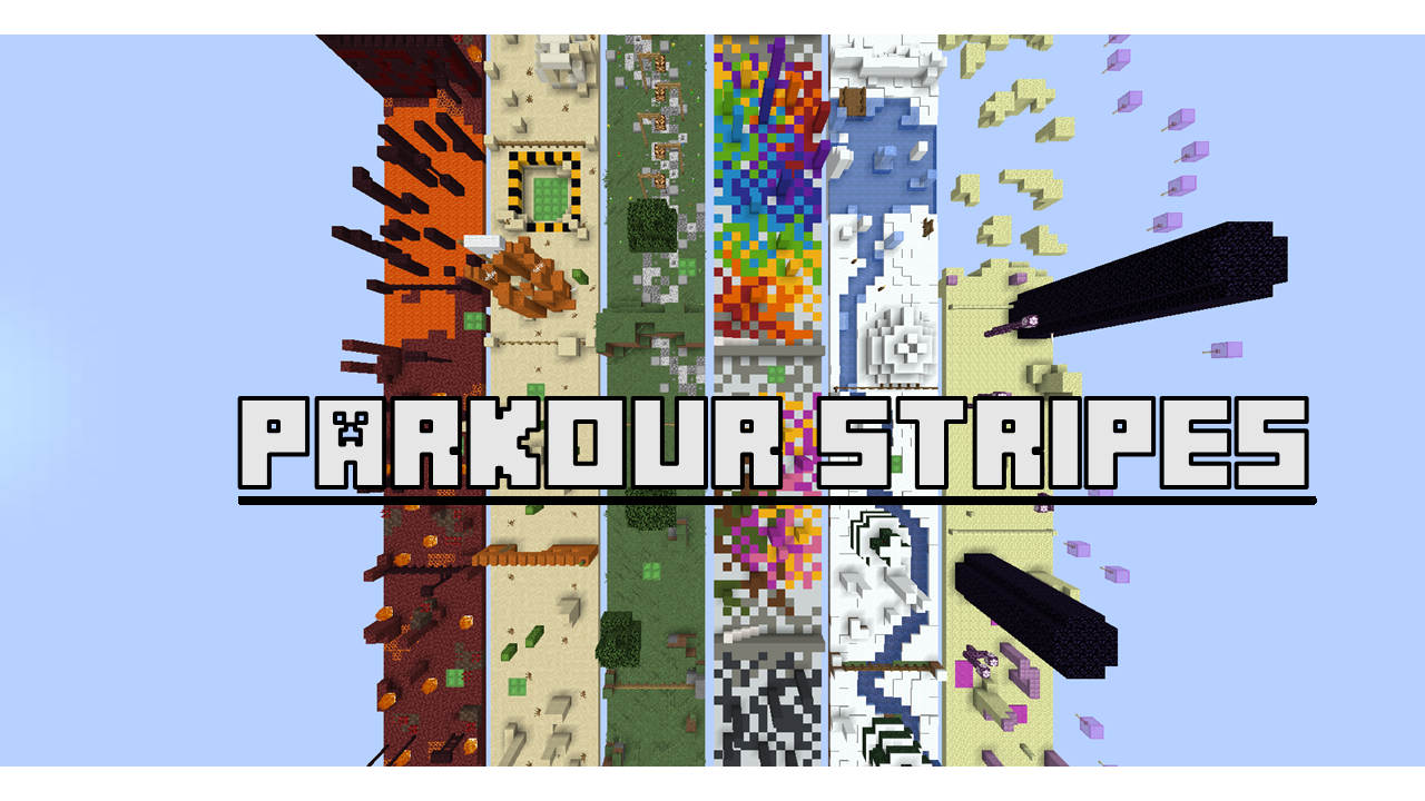 Télécharger Parkour Stripes pour Minecraft 1.15.2